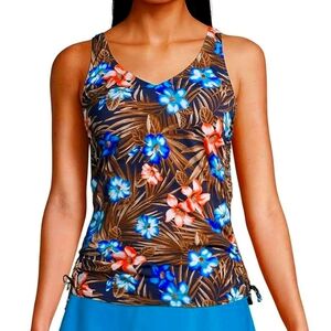 Lands' End Floral Tankini